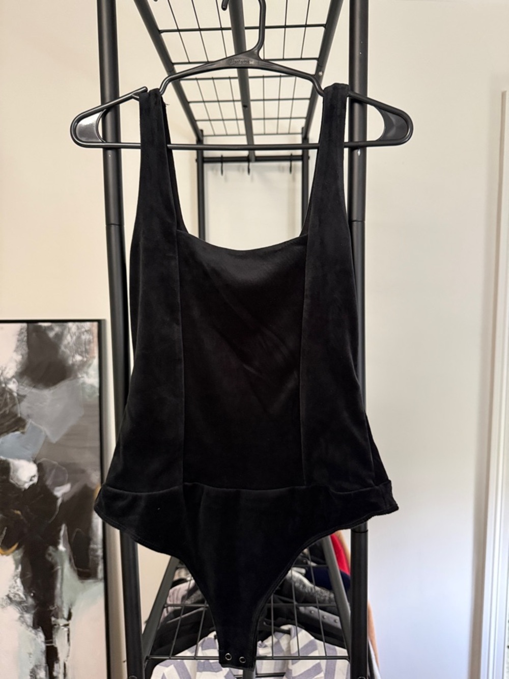 Black Velvet Bodysuit